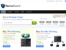 Tablet Screenshot of nameguard.com